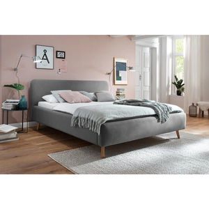 Livetastic ČALOUNĚNÁ POSTEL, 180/200 cm, světle šedá obraz