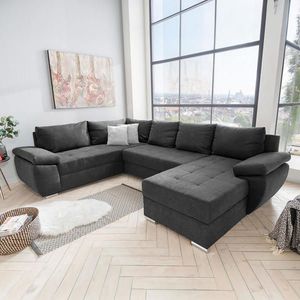 Livetastic SEDACÍ SOUPRAVA, textil, antracitová obraz