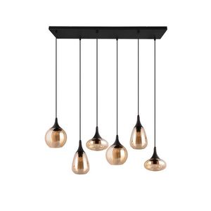 Trio Leuchten ZÁVĚSNÉ SVÍTIDLO, E14/93, 8/34, 5/150 cm obraz