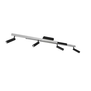 Trio Leuchten LED ZÁŘIČ, černá, barvy hliníku, teplá bílá, studená bílá, denní bílá, 133/23/8, 5 cm obraz