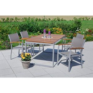 Gardenson ZAHRADNÍ SESTAVA dřevo, kov, textil obraz
