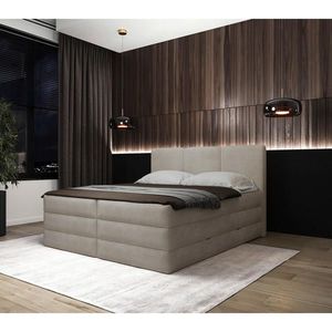 MID.YOU POSTEL BOXSPRING, 180/200 cm, krémová obraz