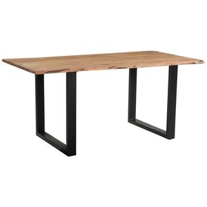 Linea Natura JÍDELNÍ STŮL, akácie, černá, barvy akácie, 160/85/76 cm obraz