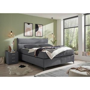 MID.YOU POSTEL BOXSPRING, 180/200 cm, antracitová obraz