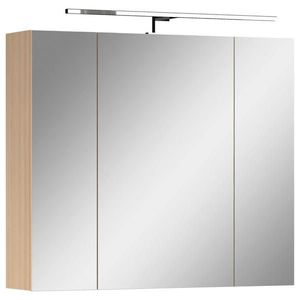 Xora ZRCADLOVÁ SKŘÍŇKA, barvy dubu, barvy dubu, 76/71/23 cm obraz