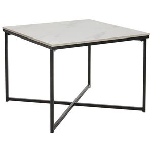 Livetastic KONFERENČNÍ STOLEK, černá, bílá, kov, keramika, 60/43/60 cm obraz