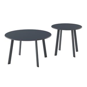 Ambia Garden SADA ODKLÁDACÍCH STOLKŮ, kov, 70X40/50X45 cm obraz