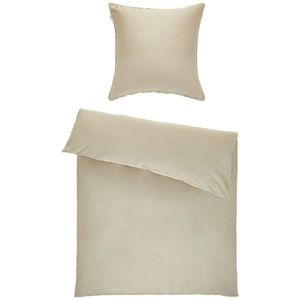 Schöner Wohnen OBOUSTRANNÉ POVLEČENÍ, satén, pískové barvy, béžová, cappuccino, 135/200 cm obraz