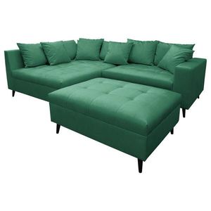 MID.YOU ROHOVÁ SEDAČKA, textil, zelená obraz