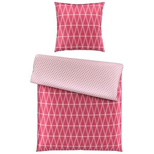 Novel OBOUSTRANNÉ POVLEČENÍ, satén, pink, 135/200 cm obraz