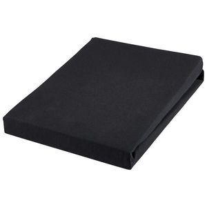 Novel ELASTICKÉ PROSTĚRADLO, žerzej, černá, 180-200/200-220 cm obraz