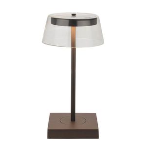 Dieter Knoll STOLNÍ LAMPA NA BATERIE, stmívač s regulačním kolečkem, 13, 7/27 cm obraz