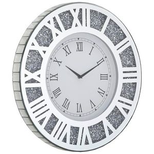 Xora NÁSTĚNNÉ HODINY, barvy stříbra, 50/50/4, 4 cm obraz