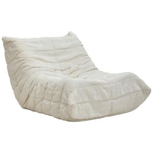 Livetastic ROZKLÁDACÍ KŘESLO NA SPANÍ, textil, bílá obraz