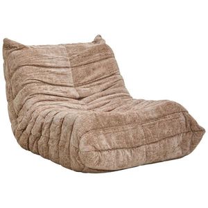 Livetastic ROZKLÁDACÍ KŘESLO NA SPANÍ, textil, světle hnědá obraz