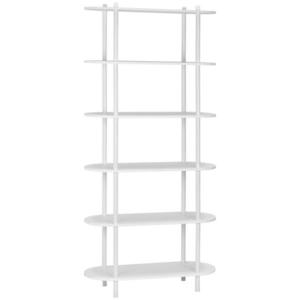 PBJ REGÁL, bílá, železo, 90/160/30 cm obraz