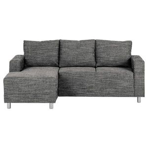 MID.YOU ROHOVÁ SEDAČKA, textil, černá obraz