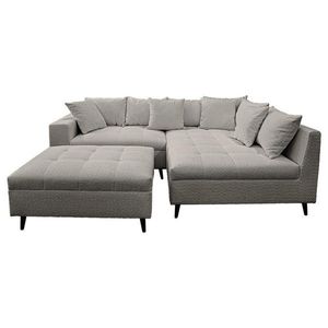 MID.YOU ROHOVÁ SEDAČKA, textil, tmavě šedá obraz