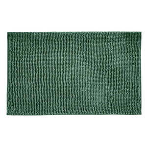 Tmavě zelená textilní koupelnová předložka 50x80 cm Chenille – Allstar obraz