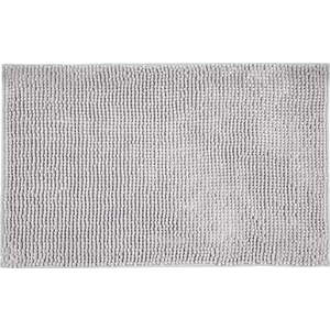Světle šedá textilní koupelnová předložka 50x80 cm Chenille – Allstar obraz