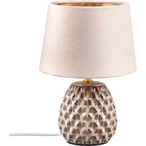 Béžová stolní lampa (výška 27 cm) Ariana – Trio obraz