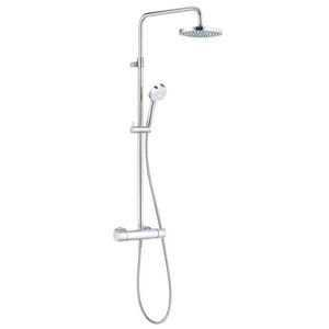 KLUDI Logo Sprchový set Dual Shower System s termostatem, 20 cm, chrom 6809505-00 obraz