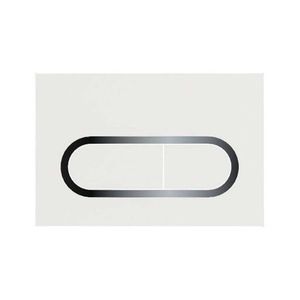 RAVAK Chrome Ovládací tlačítko WC, chrom/bílá X01455 obraz