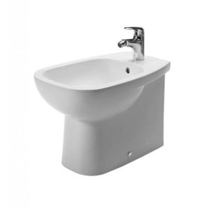DURAVIT D-Code Stojící bidet, 360x560 mm, otvor pro baterii, bílá 22411000002 obraz