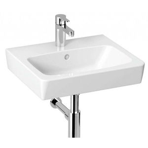 JIKA Lyra plus Umyvadlo 50x43 cm, s přepadem, s otvorem pro baterii, bílá H8103800001041 obraz