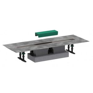 HANSGROHE uBox universal Set pro standardní instalaci lineárního sprchového žlabu 70 cm, nerez 56023180 obraz