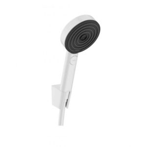 HANSGROHE Pulsify Select Set sprchové hlavice, 3 proudy, držáku a hadice 160 cm, matná bílá 24303700 obraz