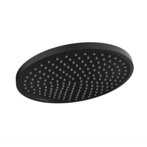 HANSGROHE Crometta Hlavová sprcha S 24 cm, EcoSmart, matná černá 26724670 obraz