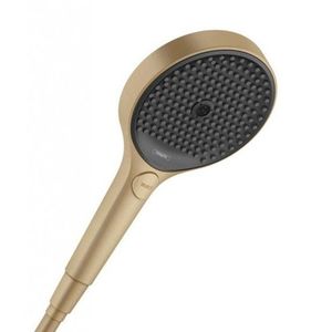 HANSGROHE Rainfinity Sprchová hlavice 130, 3 proudy, EcoSmart, kartáčovaný bronz 26865140 obraz