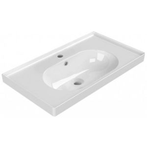 SAPHO BRAND keramické umyvadlo 80x45cm, bílá TU0422 obraz