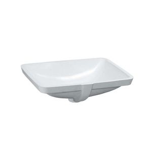 Laufen Pro A Vestavné umyvadlo, 49x36 cm, bez otvoru pro baterii, s LCC, bílá H8119614001091 obraz