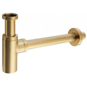 SAPHO Umyvadlový sifon 5/4", odpad 32, kulatý, zlato mat SI519 obraz