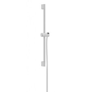 HANSGROHE Unica Sprchová tyč 67 cm, se sprchovou hadicí, matná bílá 24400700 obraz