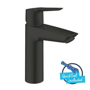 GROHE QuickFix Start Umyvadlová baterie s výpustí Push-Open, matná černá 242042432 obraz