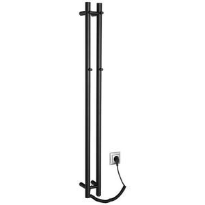 SAPHO PAPINADO elektrický sušák ručníků 109x1200, 40W, černá mat ER340 obraz