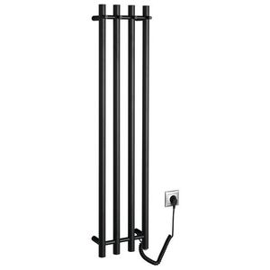 SAPHO PAPINADO elektrický sušák ručníků 263x1200, 85W, černá mat ER350 obraz