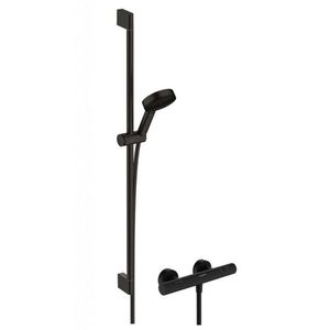HANSGROHE Pulsify Select S Sprchový set s termostatem, 3 proudy, matná černá 24261670 obraz