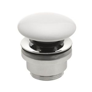 SAPHO Umyvadlová výpust 5/4“, click-clack, keramická zátka, 5-63, bílá WEH060 obraz