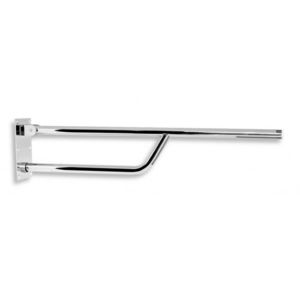 NOVASERVIS Úchyt jednoduchý sklopný 826 mm leštěná nerez R6676, 44 obraz