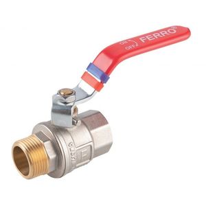 NOVASERVIS Kulový plnoprůtočný kohout, páka ŠM 6/4" KFP51 obraz