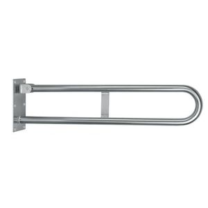 NOVASERVIS Úchyt dvojitý sklopný 572 mm kartáčovaná nerez R66550, 4 obraz