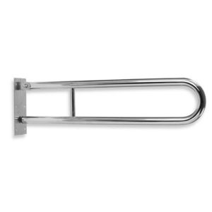 NOVASERVIS Úchyt dvojitý sklopný 852mm kartáčovaná nerez R66813, 4 obraz