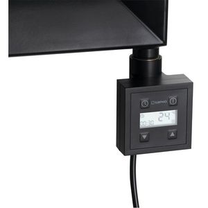 SAPHO KTX topná tyč s termostatem, 400 W, černá mat KTX-B-400 obraz
