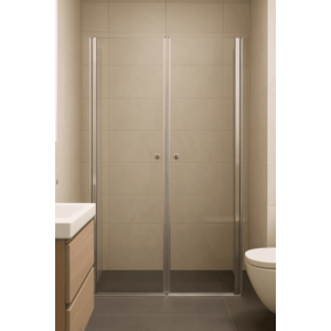 H K Sprchové dveře PURE D2 100 dvoukřídlé 96-101 x 190 PURED2100 obraz