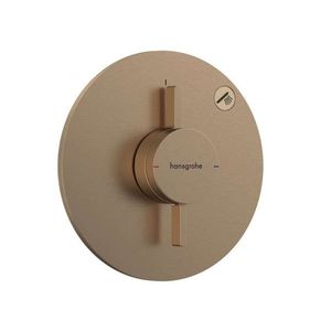 HANSGROHE DuoTurn S Sprchová baterie pod omítku, kartáčovaný bronz 75618140 obraz