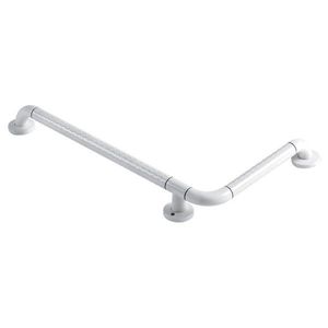 Úhlové koupelnové madlo bílé AWD Interior GRAB BAR AWD02331418 obraz